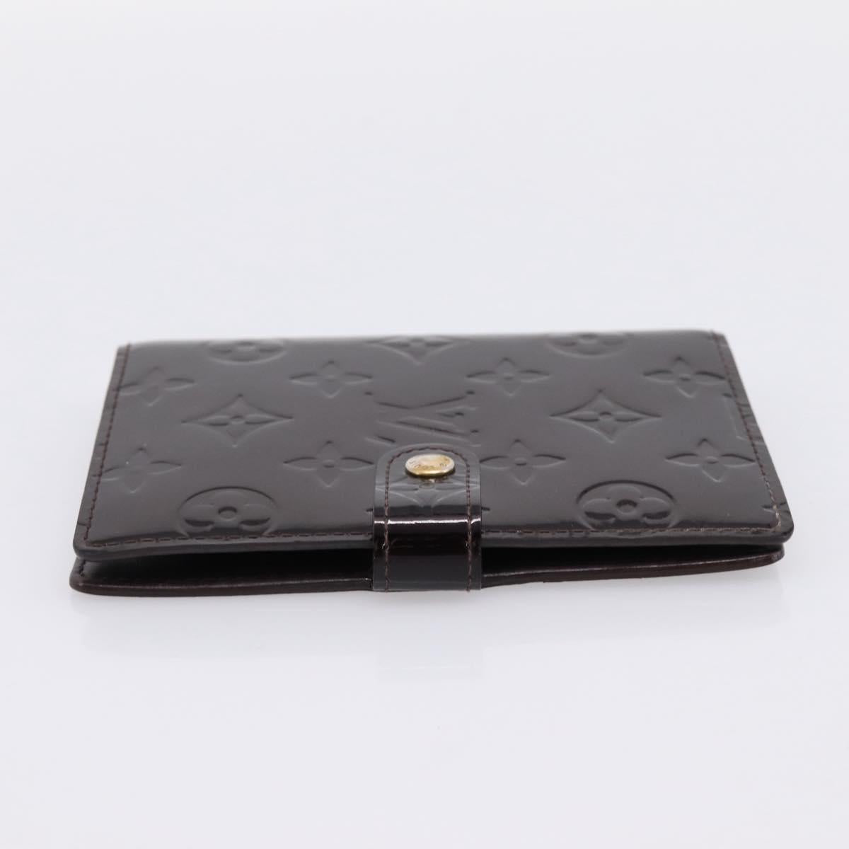 LOUIS VUITTON Monogram Vernis Agenda PM Cover Amarante R21026 LV Auth 204380A