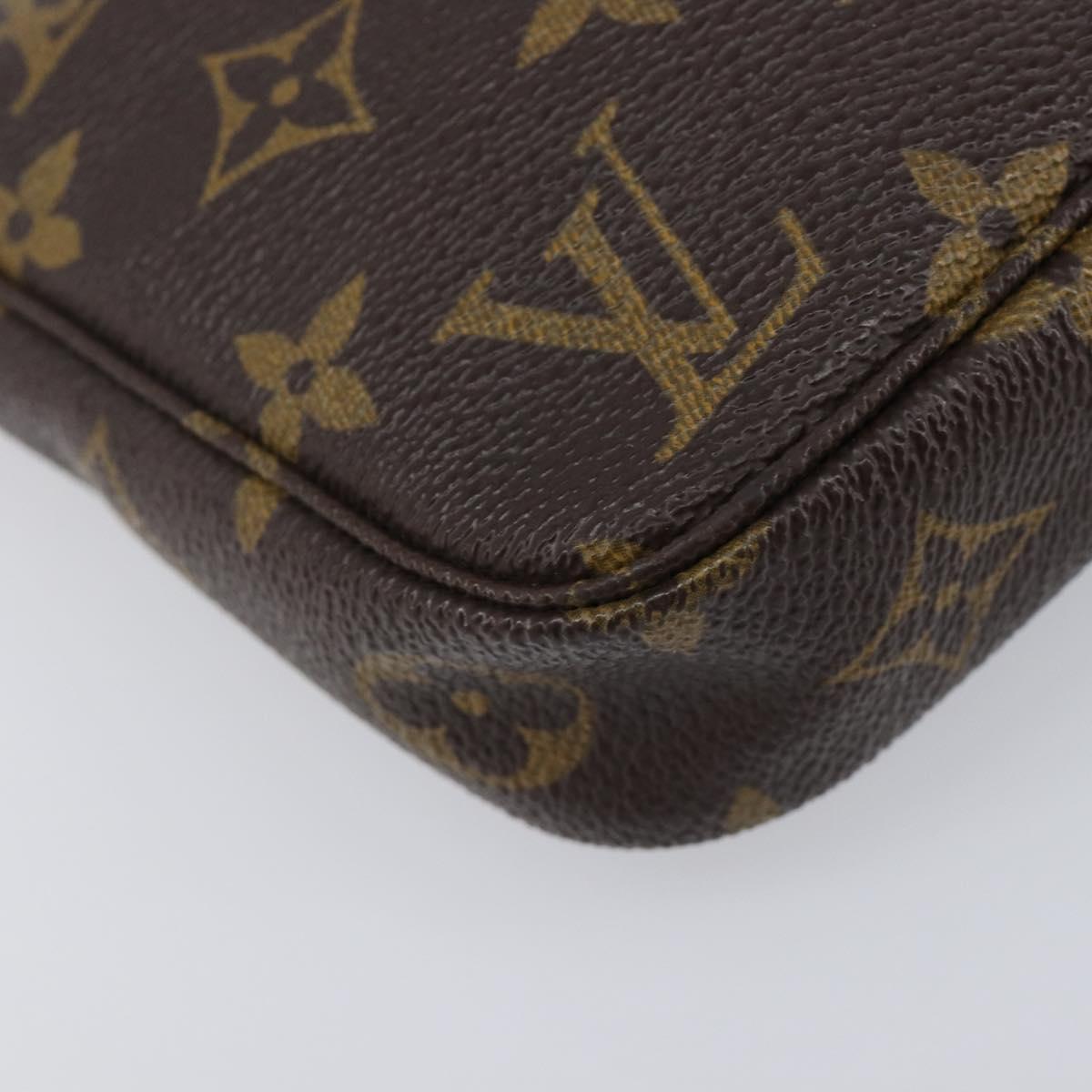 LOUIS VUITTON Monogram Pochette Accessoires Pouch M51980 LV Auth 204385