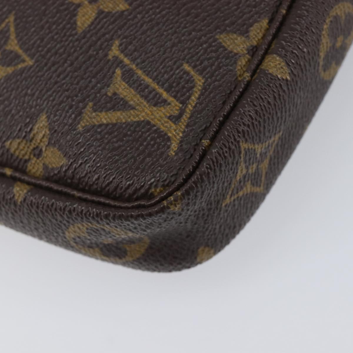 LOUIS VUITTON Monogram Pochette Accessoires Pouch M51980 LV Auth 204385
