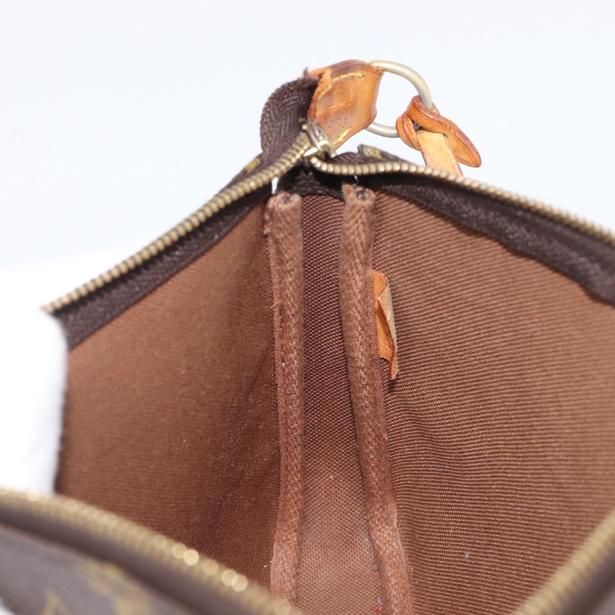 LOUIS VUITTON Monogram Pochette Accessoires Pouch M51980 LV Auth 204385