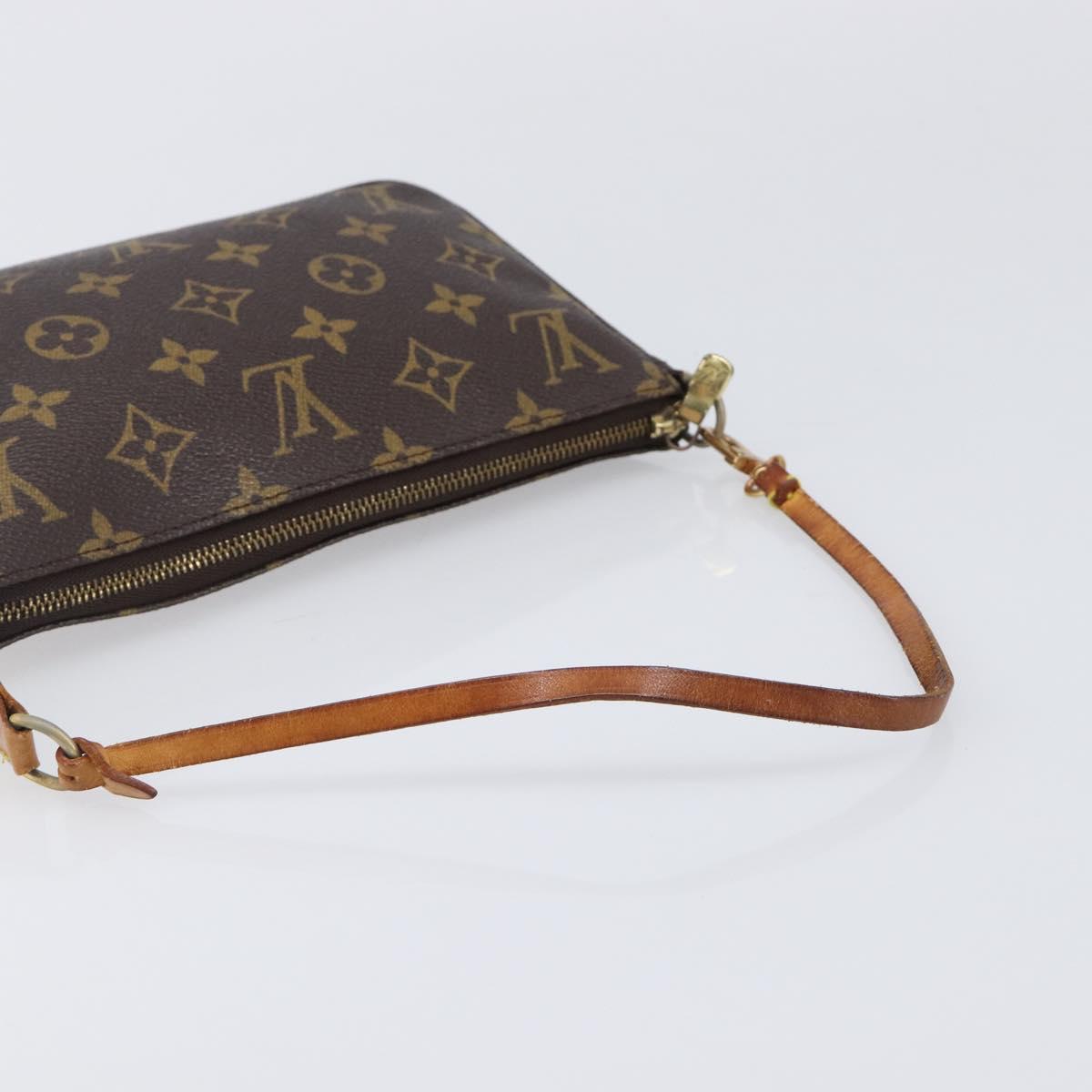 LOUIS VUITTON Monogram Pochette Accessoires Pouch M51980 LV Auth 204385