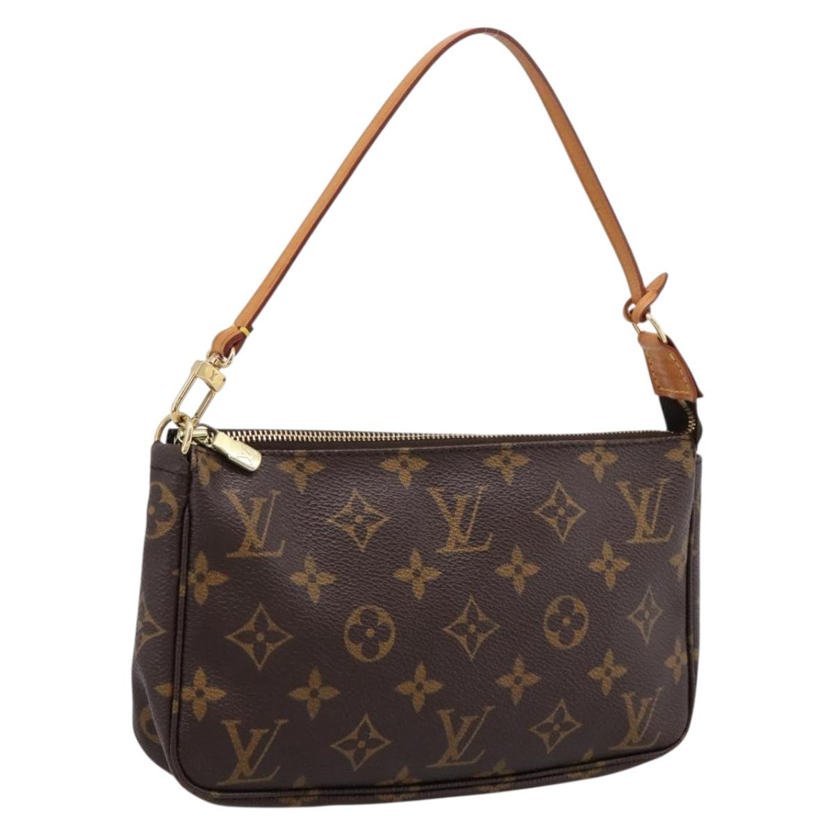LOUIS VUITTON Monogram Pochette Accessoires Pouch M51980 LV Auth 204389V