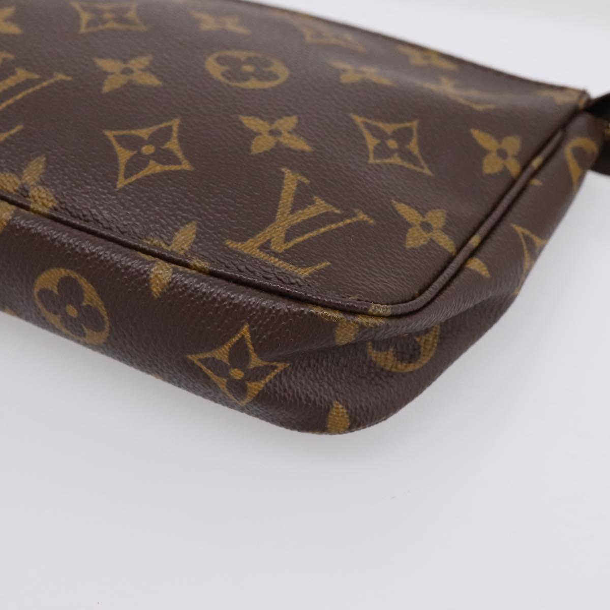 LOUIS VUITTON Monogram Pochette Accessoires Pouch M51980 LV Auth 204389V