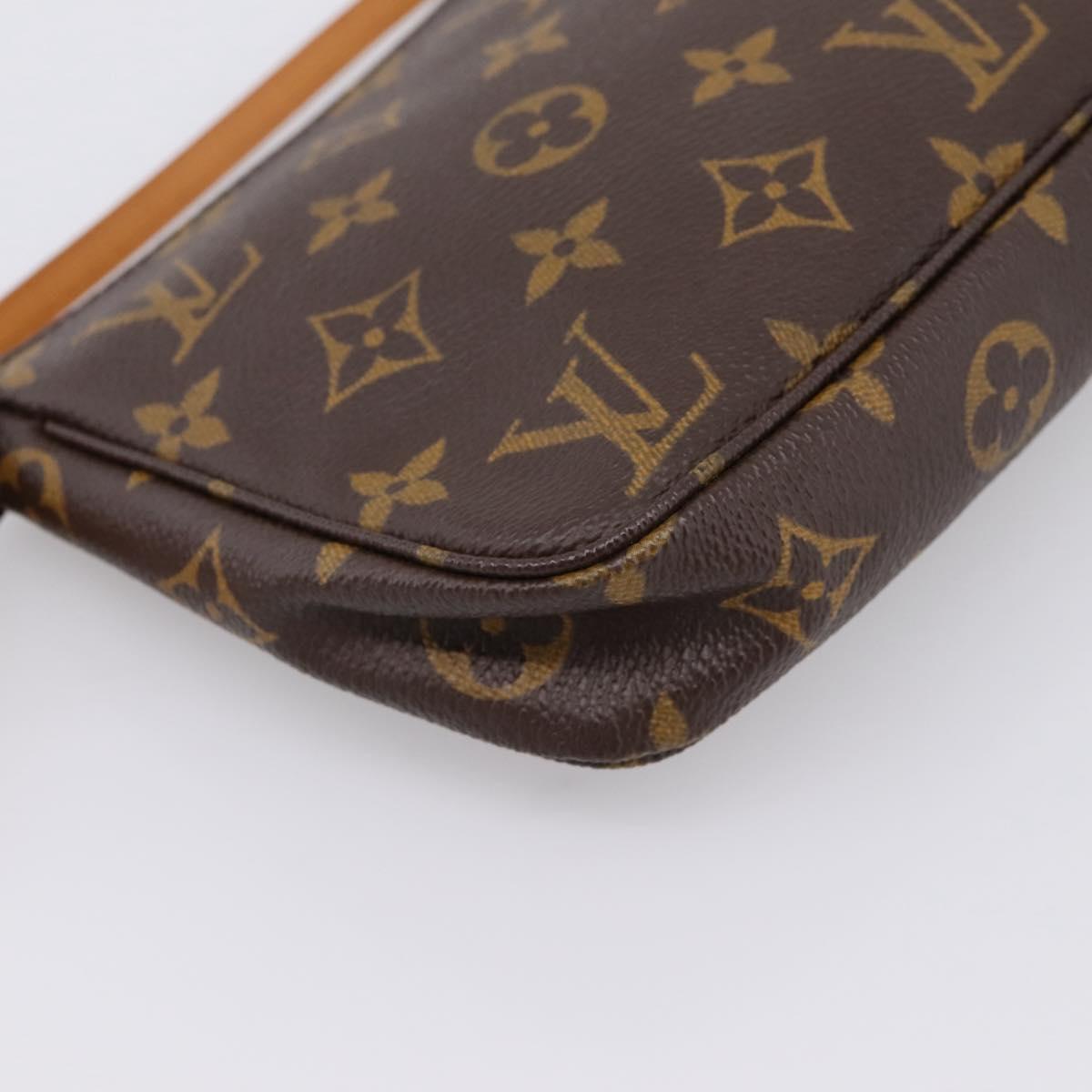LOUIS VUITTON Monogram Pochette Accessoires Pouch M51980 LV Auth 204389V