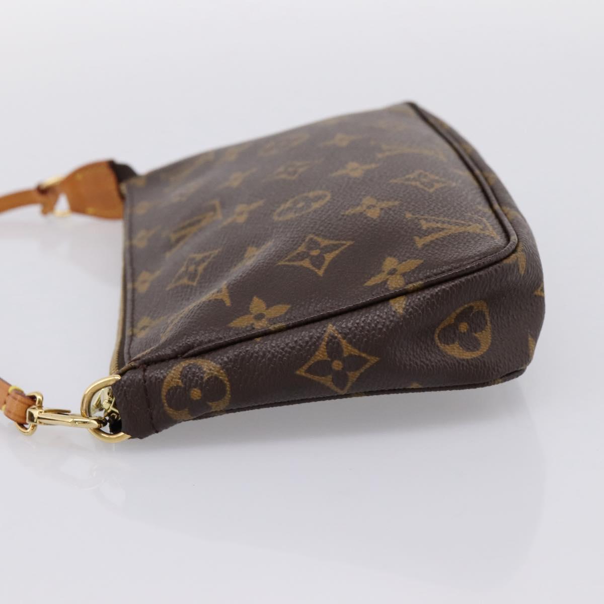 LOUIS VUITTON Monogram Pochette Accessoires Pouch M51980 LV Auth 204389V
