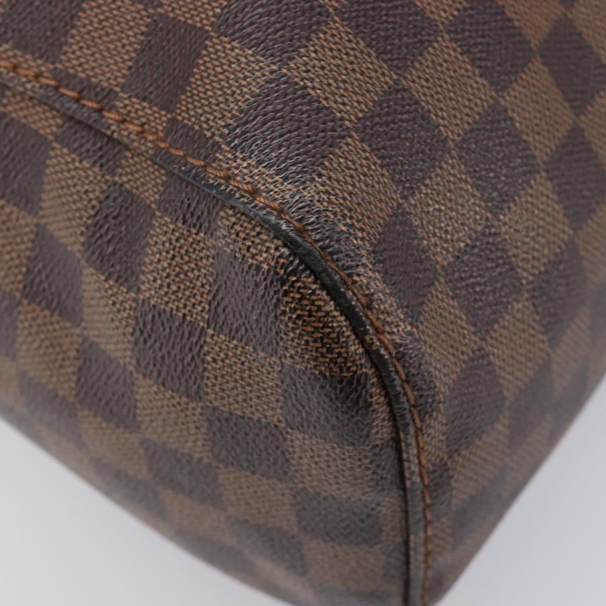 LOUIS VUITTON Damier Ebene Portobello PM Shoulder Bag N41184 LV Auth 204397