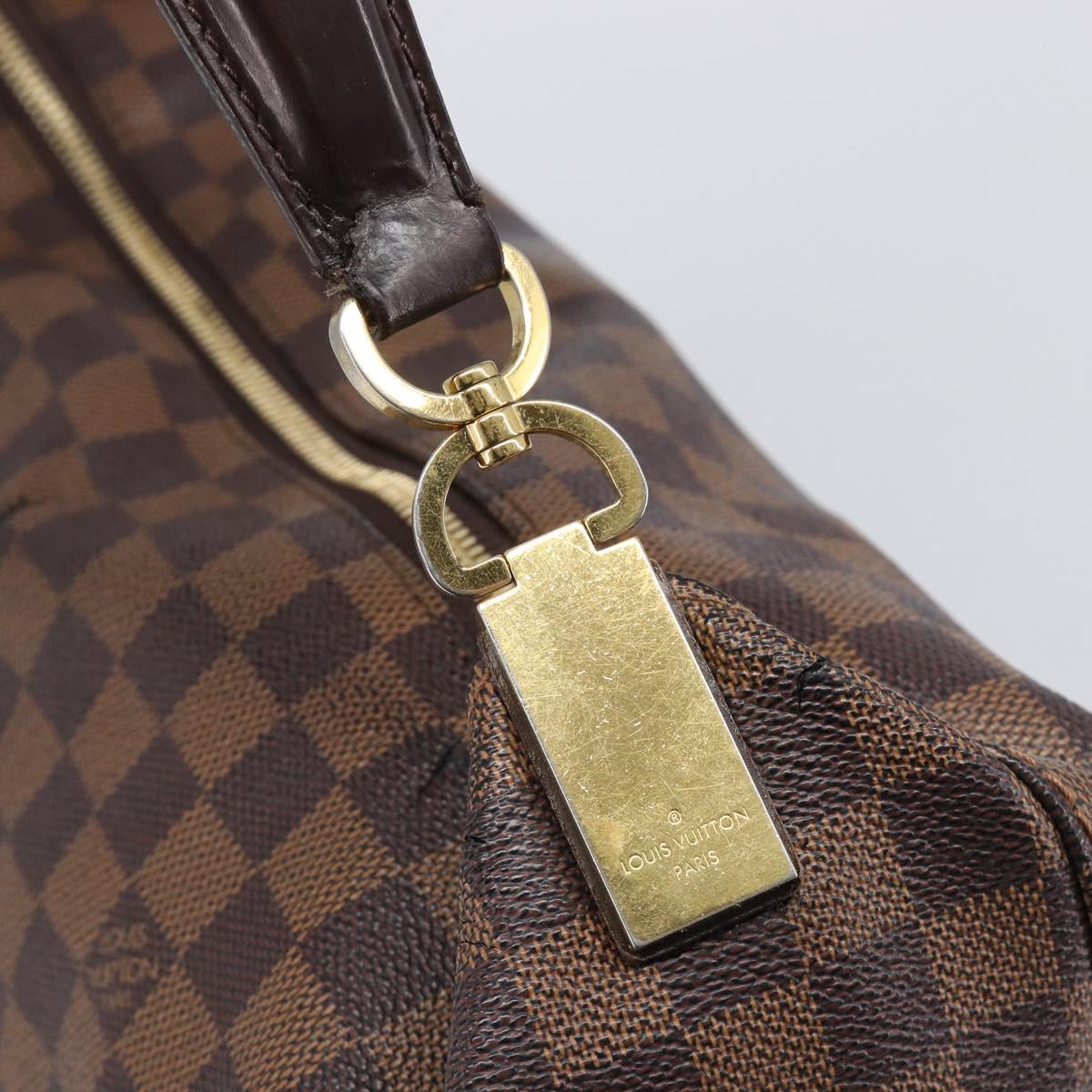 LOUIS VUITTON Damier Ebene Portobello PM Shoulder Bag N41184 LV Auth 204397