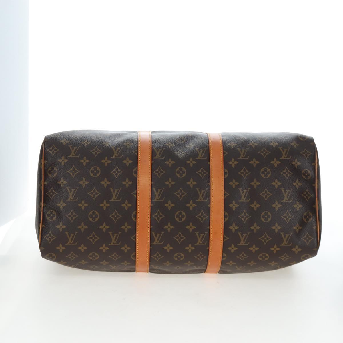 LOUIS VUITTON Monogram Keepall 50 Boston Bag M41426 LV Auth 204399A