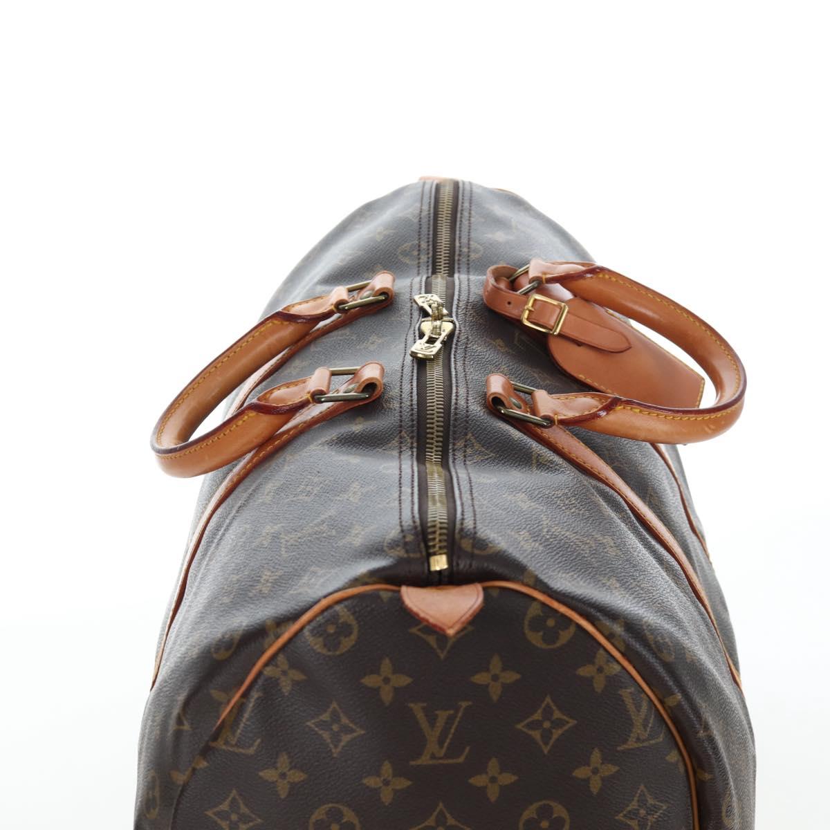 LOUIS VUITTON Monogram Keepall 50 Boston Bag M41426 LV Auth 204399A