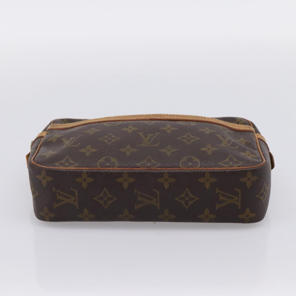 LOUIS VUITTON Monogram Compiegne 23 Clutch Bag M51847 LV Auth 204410