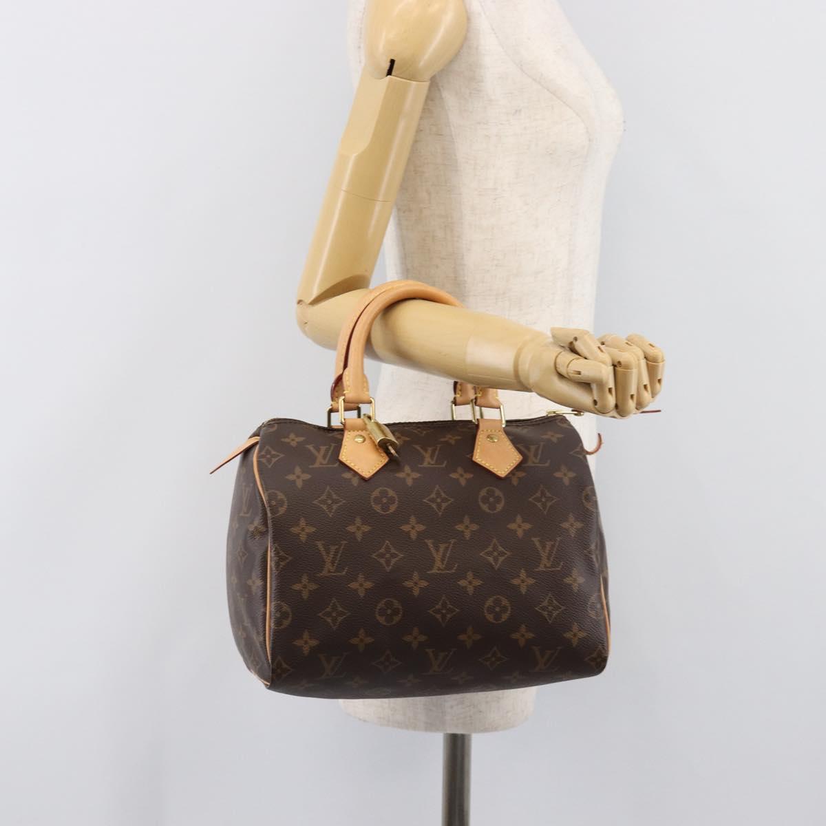 LOUIS VUITTON Monogram Speedy 25 Hand Bag M41528 LV Auth 204411SAV