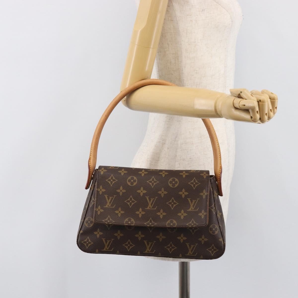 LOUIS VUITTON Monogram Mini Looping Shoulder Bag M51147 LV Auth 204413V