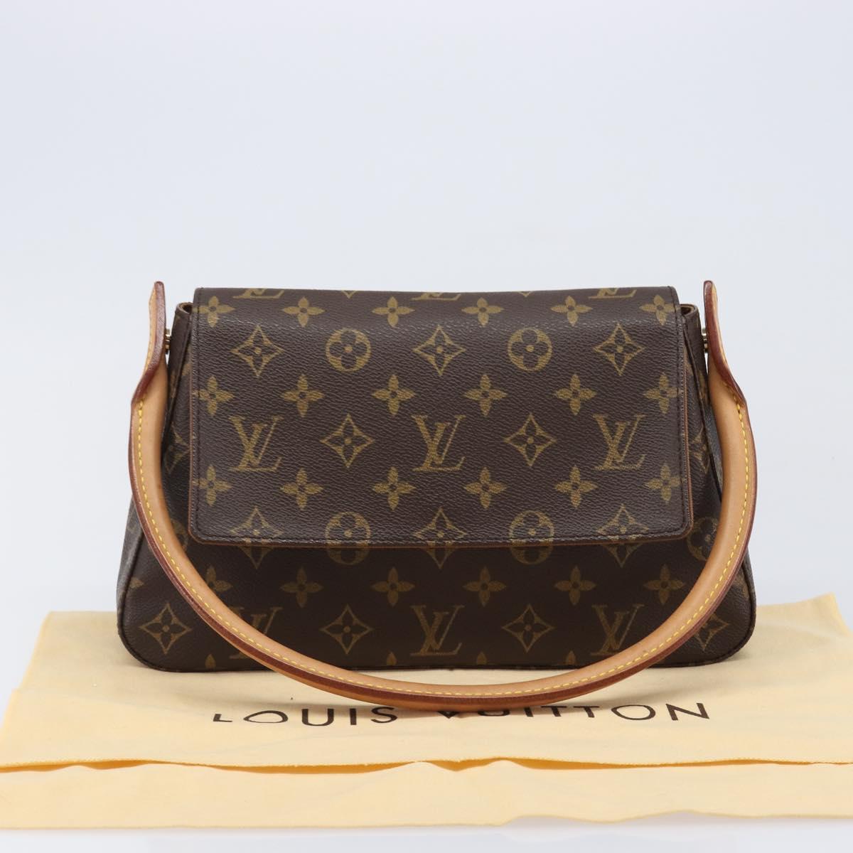 LOUIS VUITTON Monogram Mini Looping Shoulder Bag M51147 LV Auth 204413V