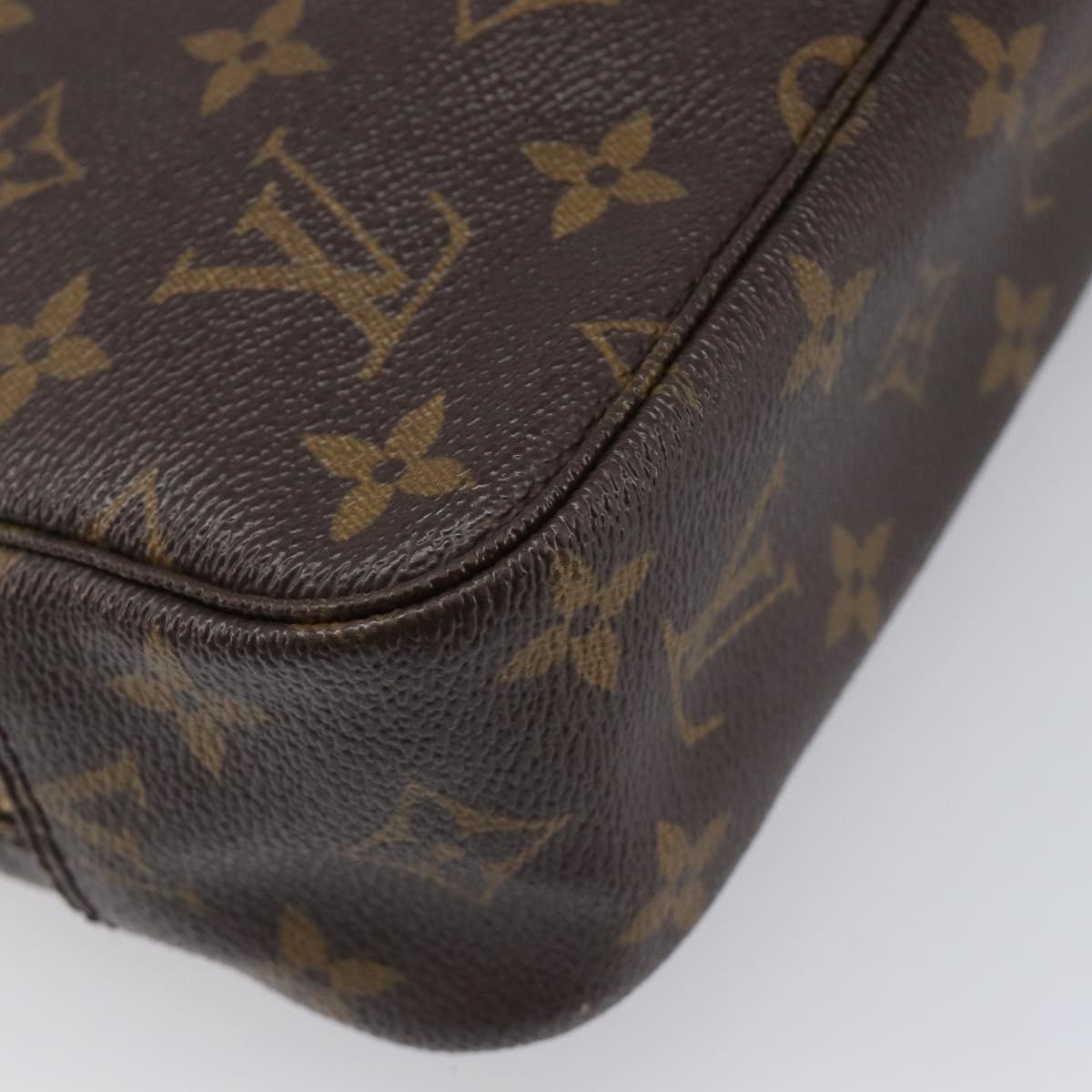 LOUIS VUITTON Monogram Trousse Toilette 23 Clutch Bag M47524 LV Auth 204416