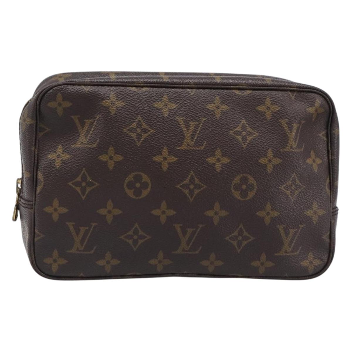 LOUIS VUITTON Monogram Trousse Toilette 23 Clutch Bag M47524 LV Auth 204416