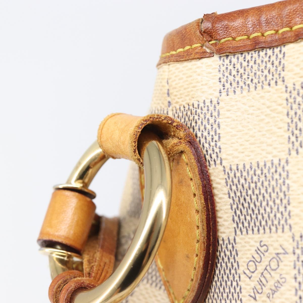 LOUIS VUITTON Damier Azur Delightful PM Shoulder Bag N41447 LV Auth 204440