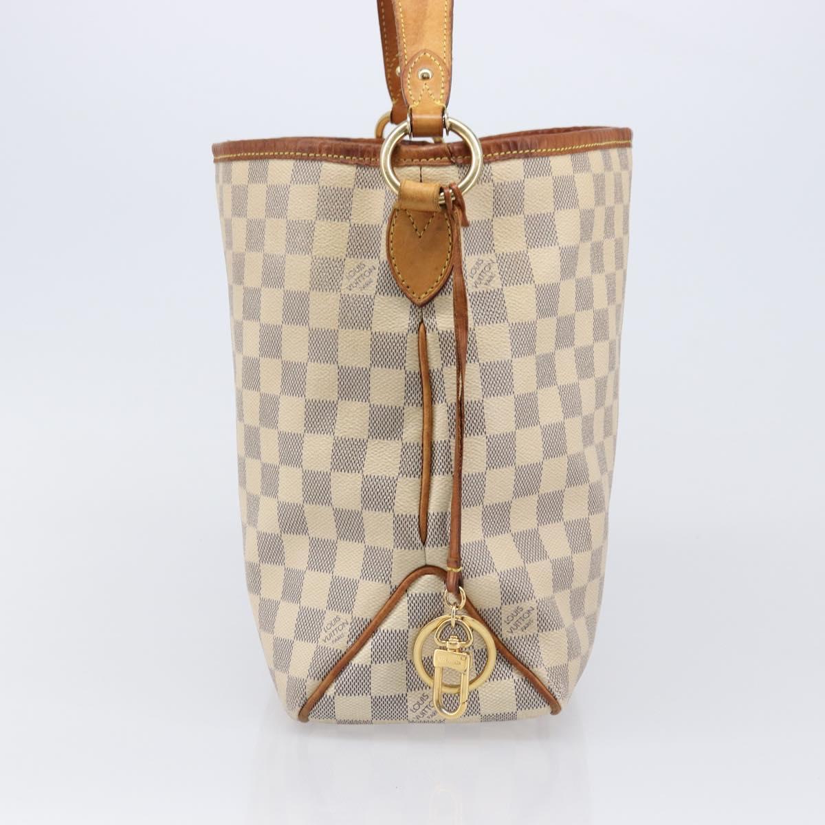 LOUIS VUITTON Damier Azur Delightful PM Shoulder Bag N41447 LV Auth 204440
