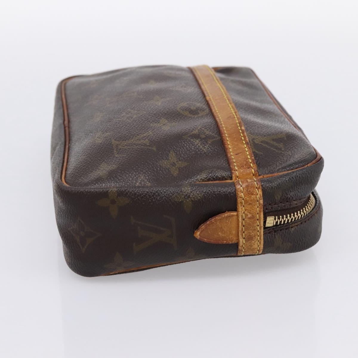 LOUIS VUITTON Monogram Compiegne 23 Clutch Bag M51847 LV Auth 204446