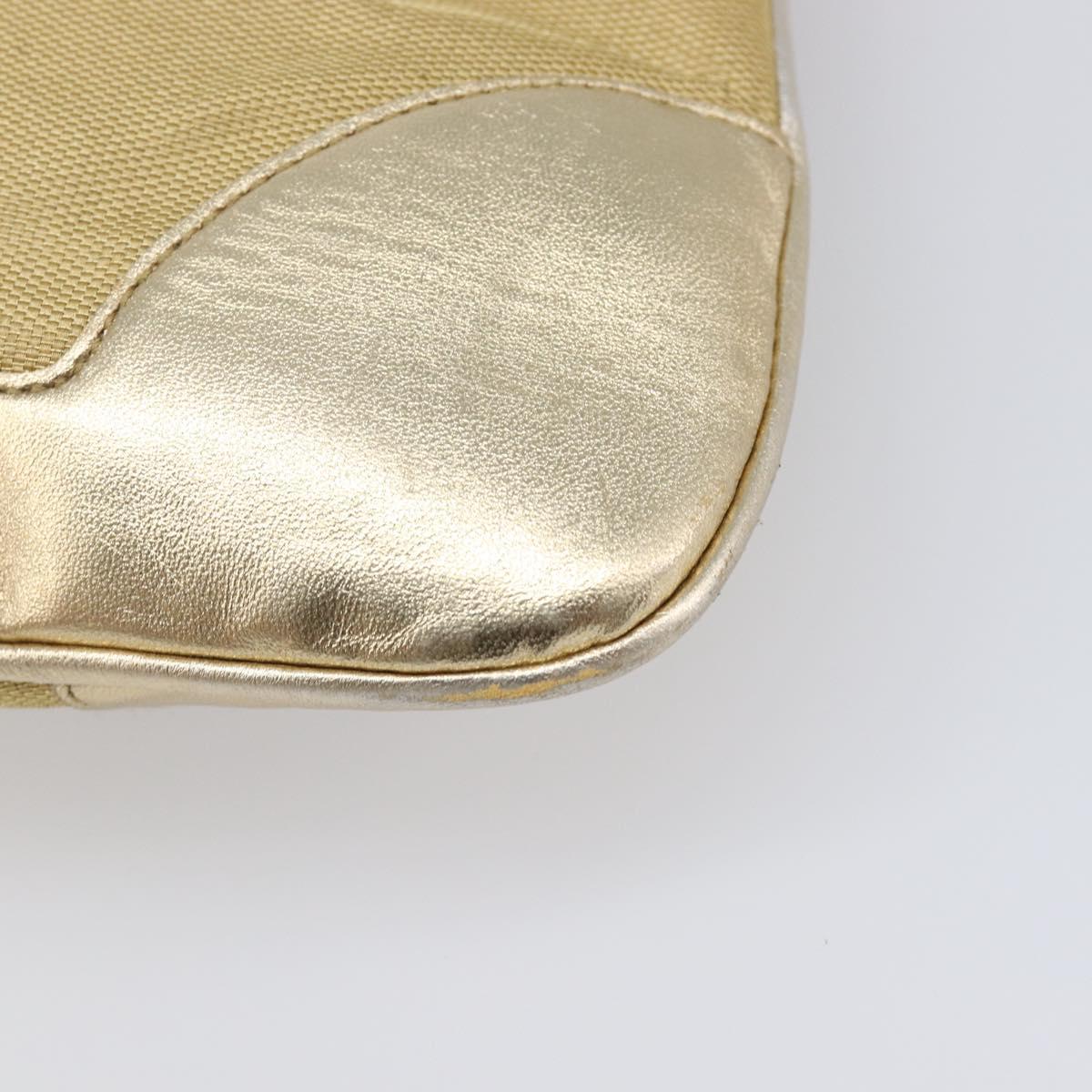 GUCCI Bamboo Kandinsky Shoulder Bag Canvas Gold 001 4060 Auth 204453A
