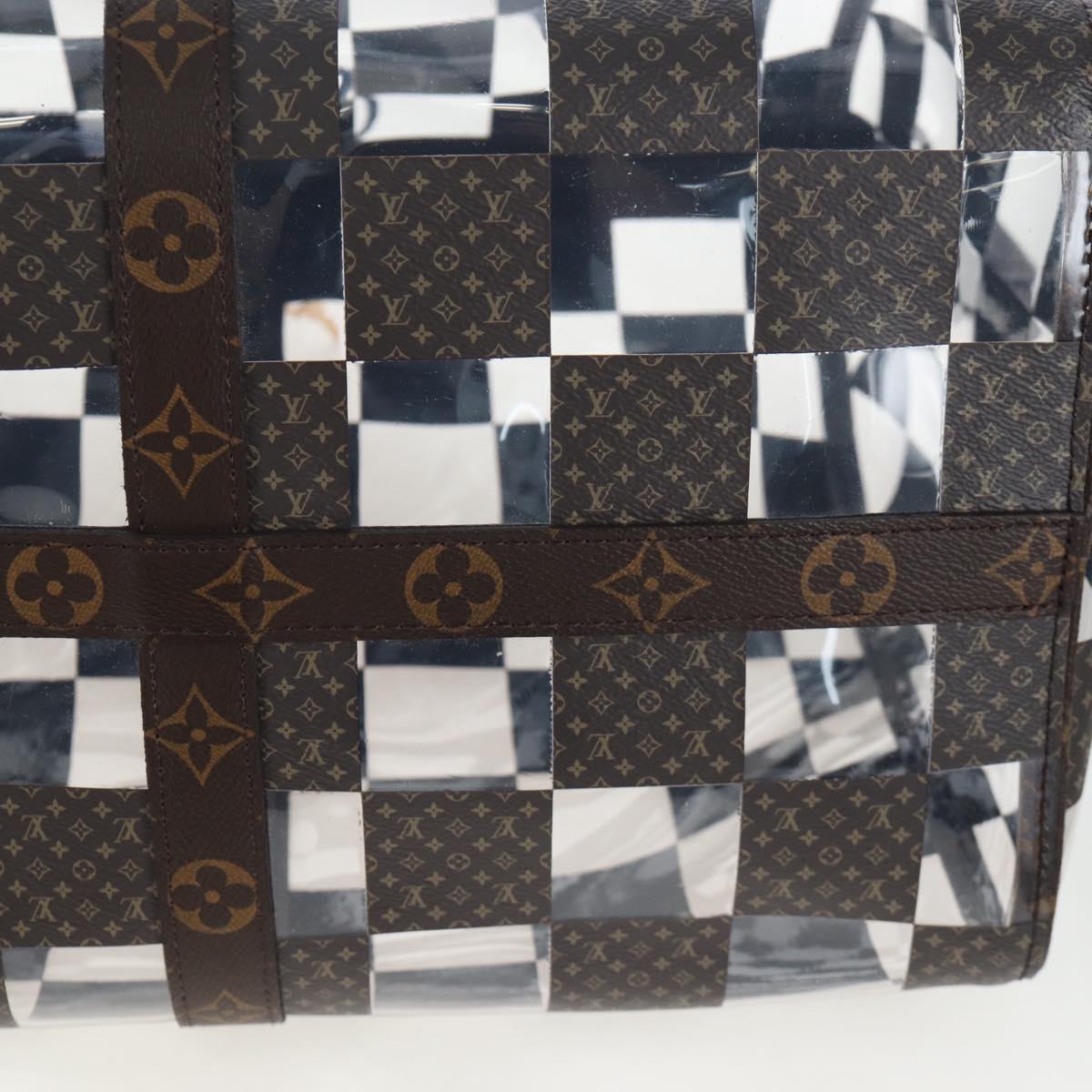 LOUIS VUITTON Monogram Chess Keepall Bandouliere 50 Bag M20864 LV Auth 204498SM