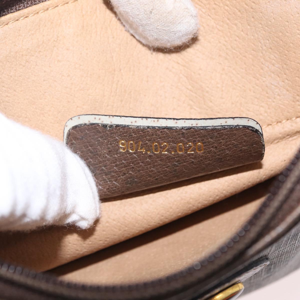 GUCCI GG Supreme Shoulder Bag PVC Beige Gold 904 02 020 Auth 204514