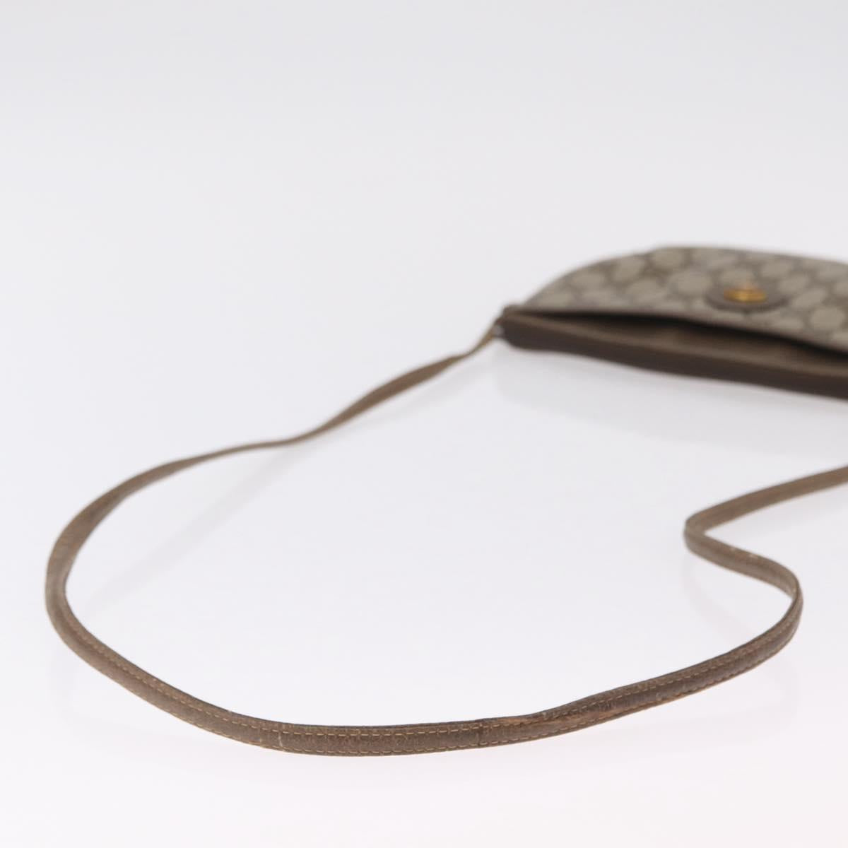 GUCCI GG Supreme Shoulder Bag PVC Beige Gold 904 02 020 Auth 204514