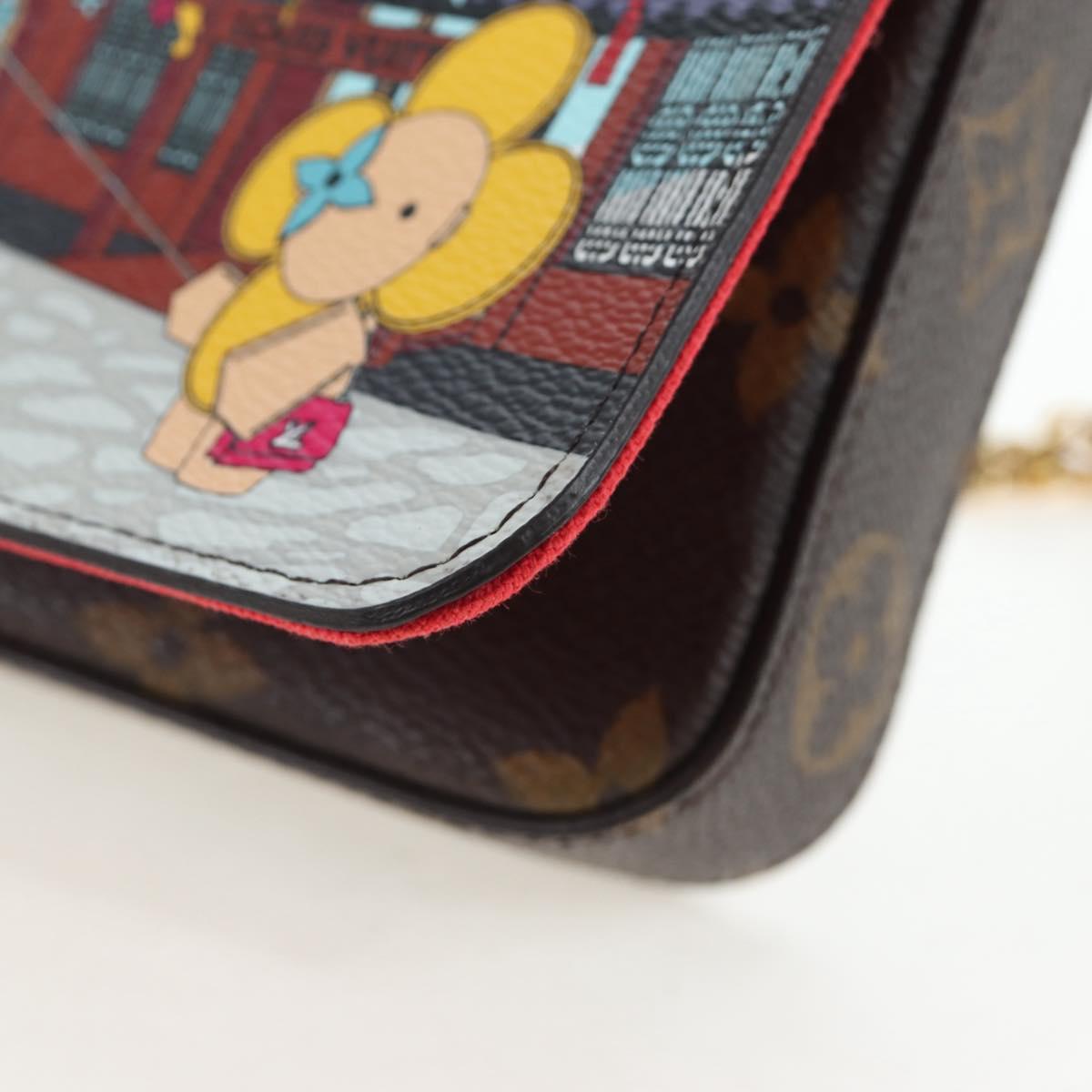 LOUIS VUITTON Monogram Vivienne Pochette Felice Shoulder Bag LV Auth 204525SAM
