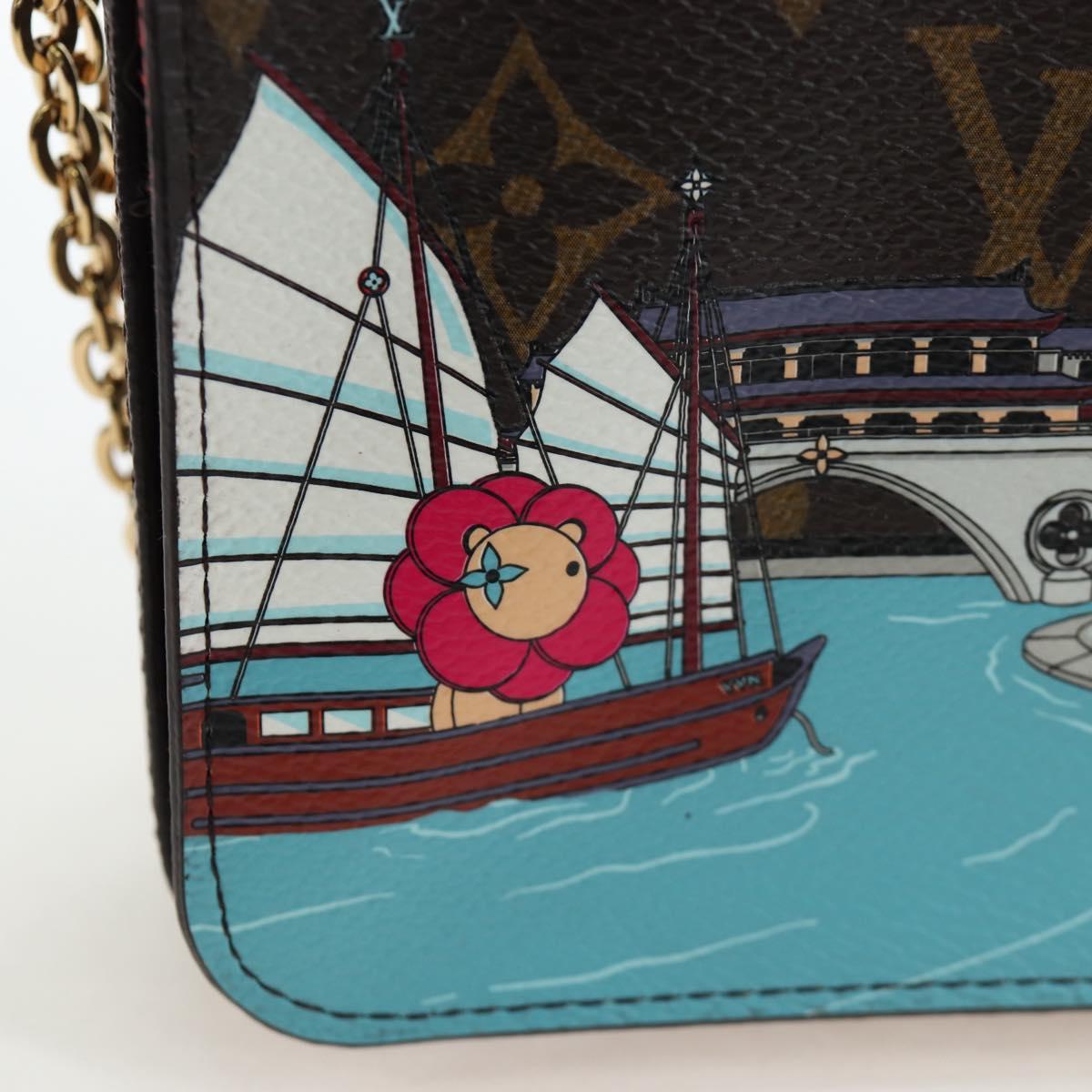 LOUIS VUITTON Monogram Vivienne Pochette Felice Shoulder Bag LV Auth 204525SAM