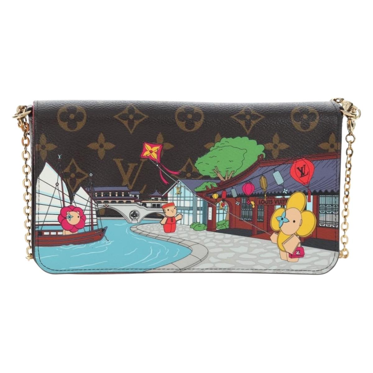LOUIS VUITTON Monogram Vivienne Pochette Felice Shoulder Bag LV Auth 204525SAM