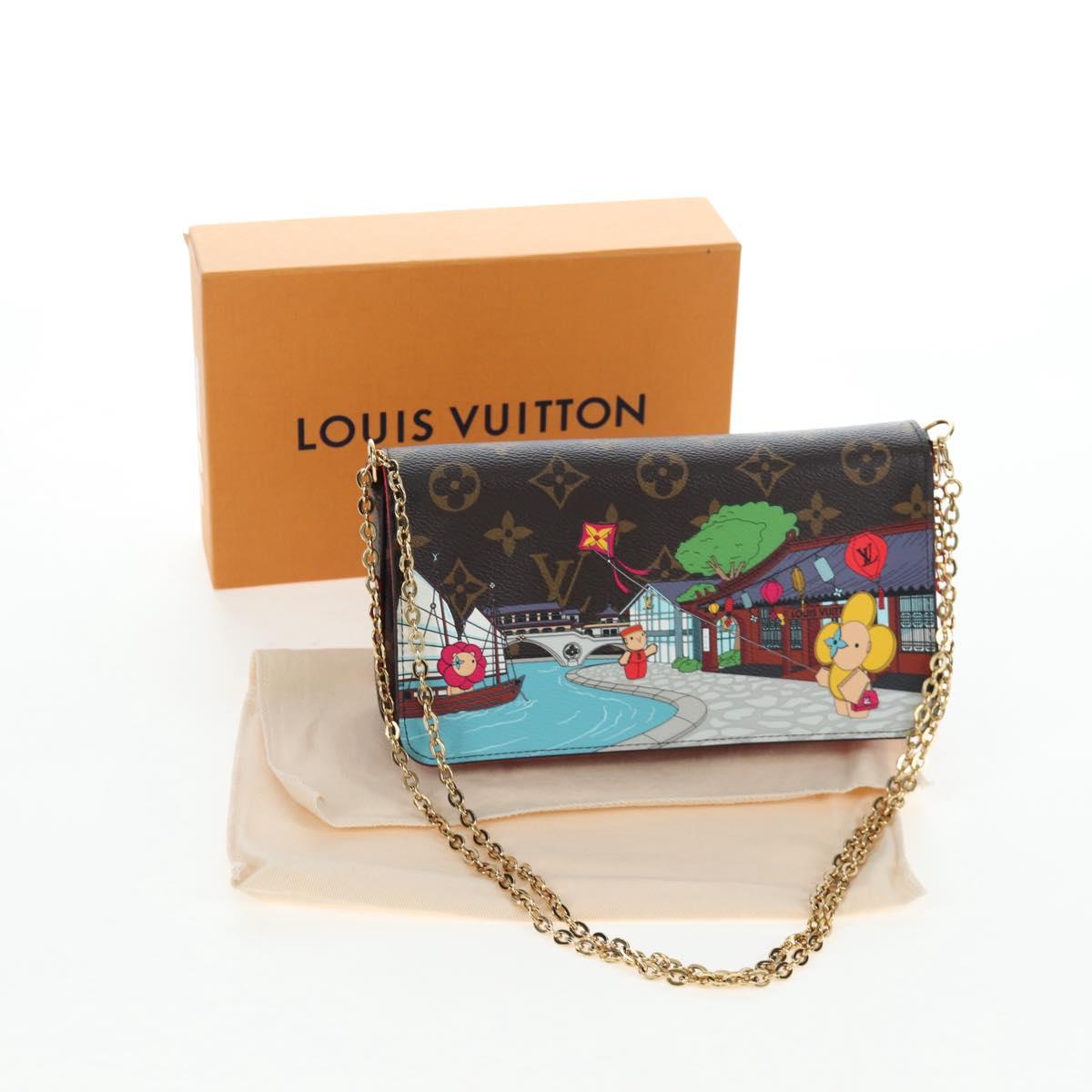 LOUIS VUITTON Monogram Vivienne Pochette Felice Shoulder Bag LV Auth 204525SAM