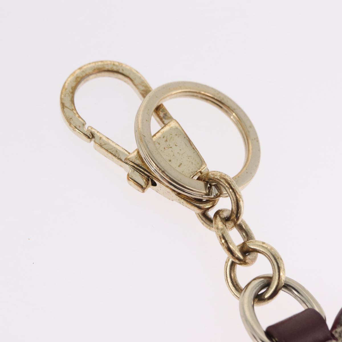 GUCCI Micro GG Supreme Yuko Higuchi Charm PVC Gray Gold Auth 204532M