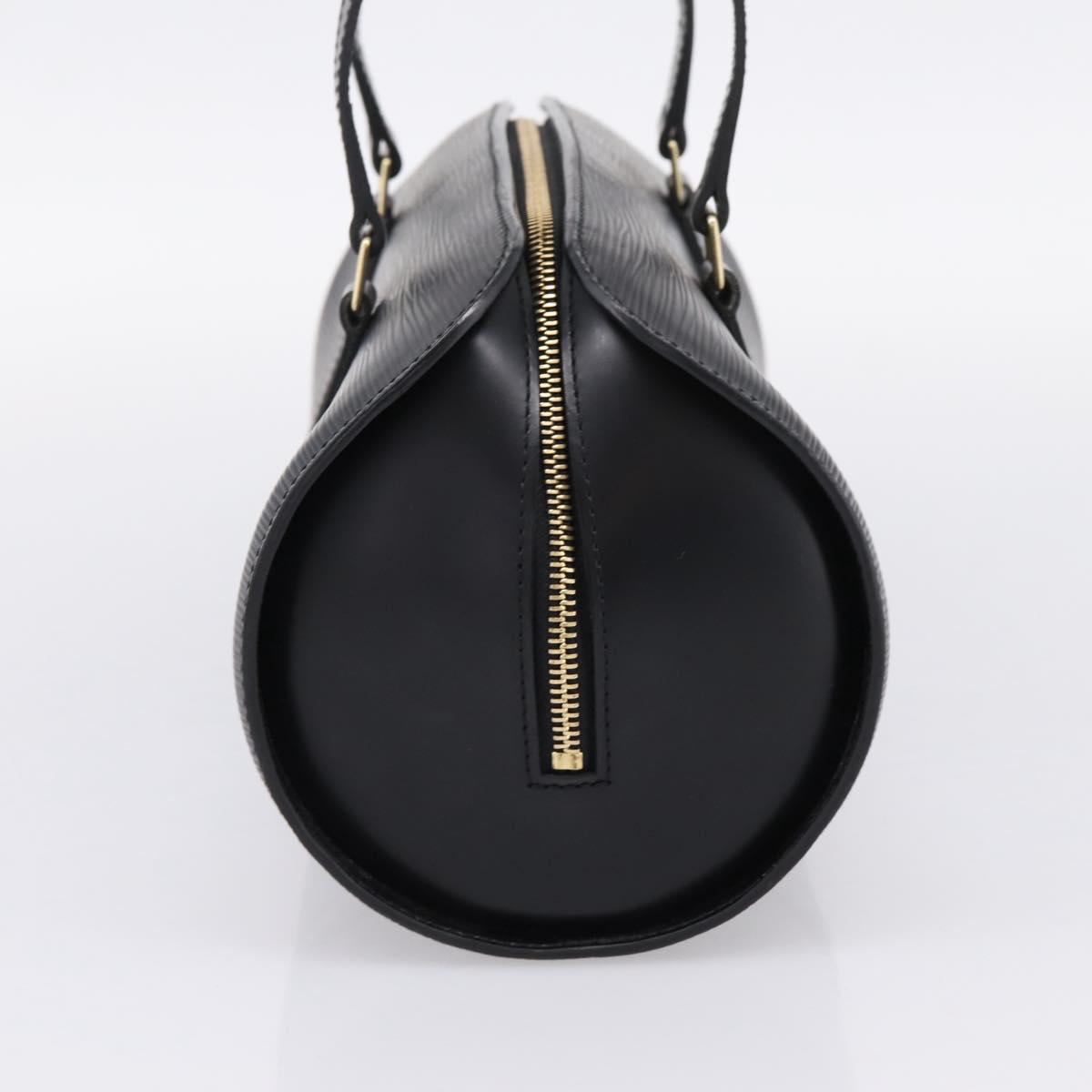 LOUIS VUITTON Epi Soufflot Hand Bag Black M52222 LV Auth 204574V