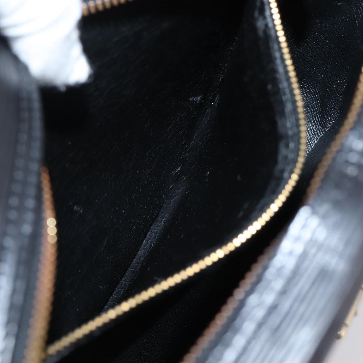 LOUIS VUITTON Epi Jeune Fille MM Shoulder Bag Black M52152 LV Auth 204584A