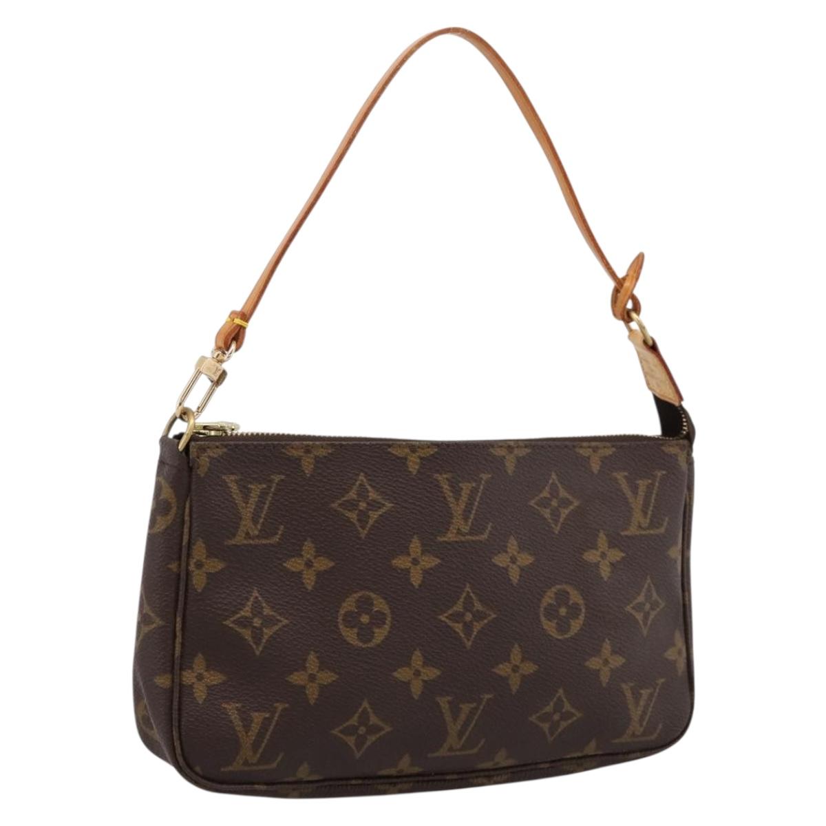 LOUIS VUITTON Monogram Pochette Accessoires Pouch M51980 LV Auth 204585V