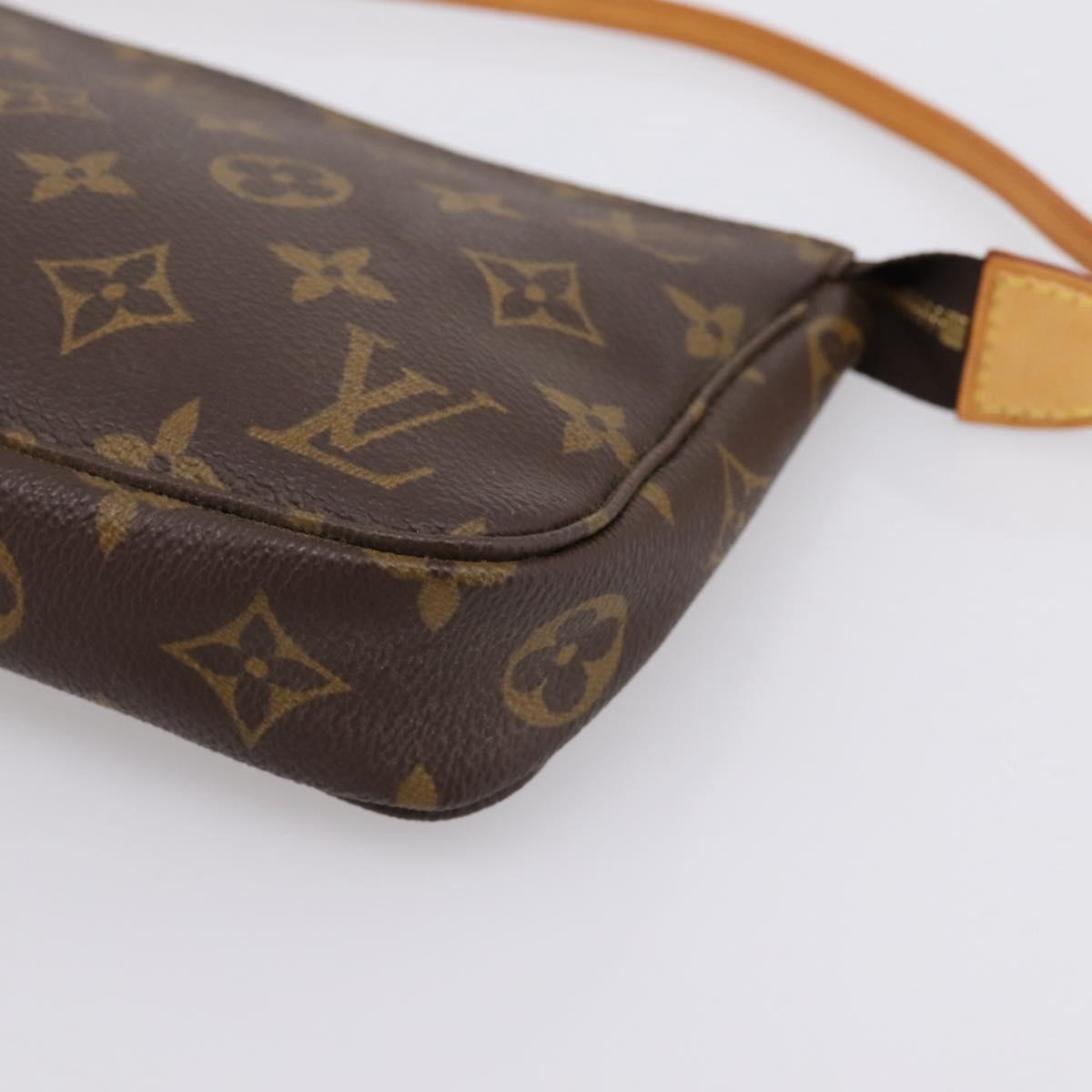 LOUIS VUITTON Monogram Pochette Accessoires Pouch M51980 LV Auth 204585V