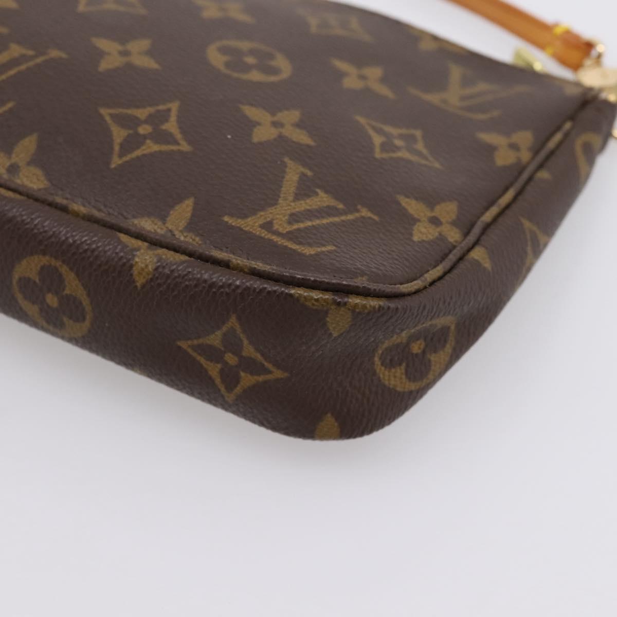 LOUIS VUITTON Monogram Pochette Accessoires Pouch M51980 LV Auth 204585V