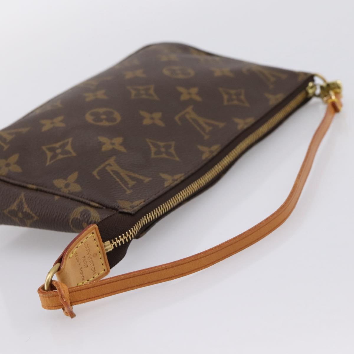 LOUIS VUITTON Monogram Pochette Accessoires Pouch M51980 LV Auth 204585V