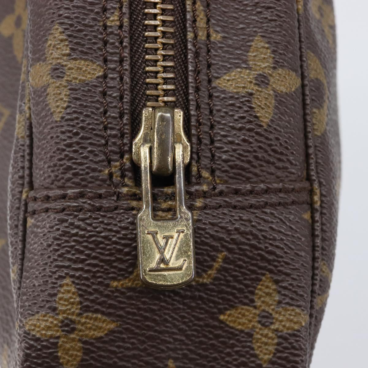 LOUIS VUITTON Monogram Trousse Toilette 23 Clutch Bag M47524 LV Auth 204589A