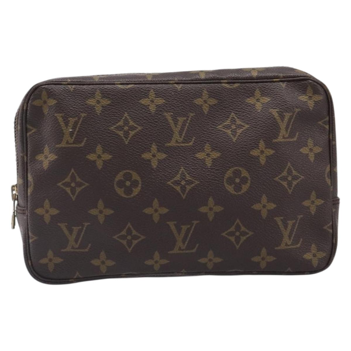 LOUIS VUITTON Monogram Trousse Toilette 23 Clutch Bag M47524 LV Auth 204589A