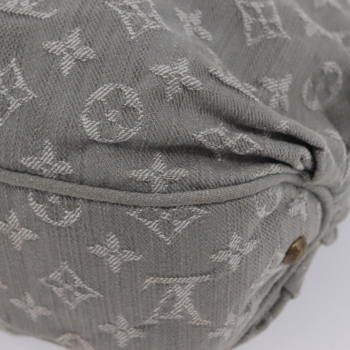 LOUIS VUITTON Monogram Denim Slytree Shoulder Bag Gris M45834 LV Auth 204591V