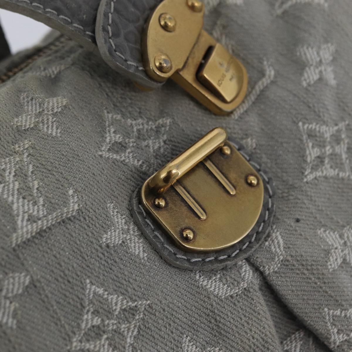 LOUIS VUITTON Monogram Denim Slytree Shoulder Bag Gris M45834 LV Auth 204591V
