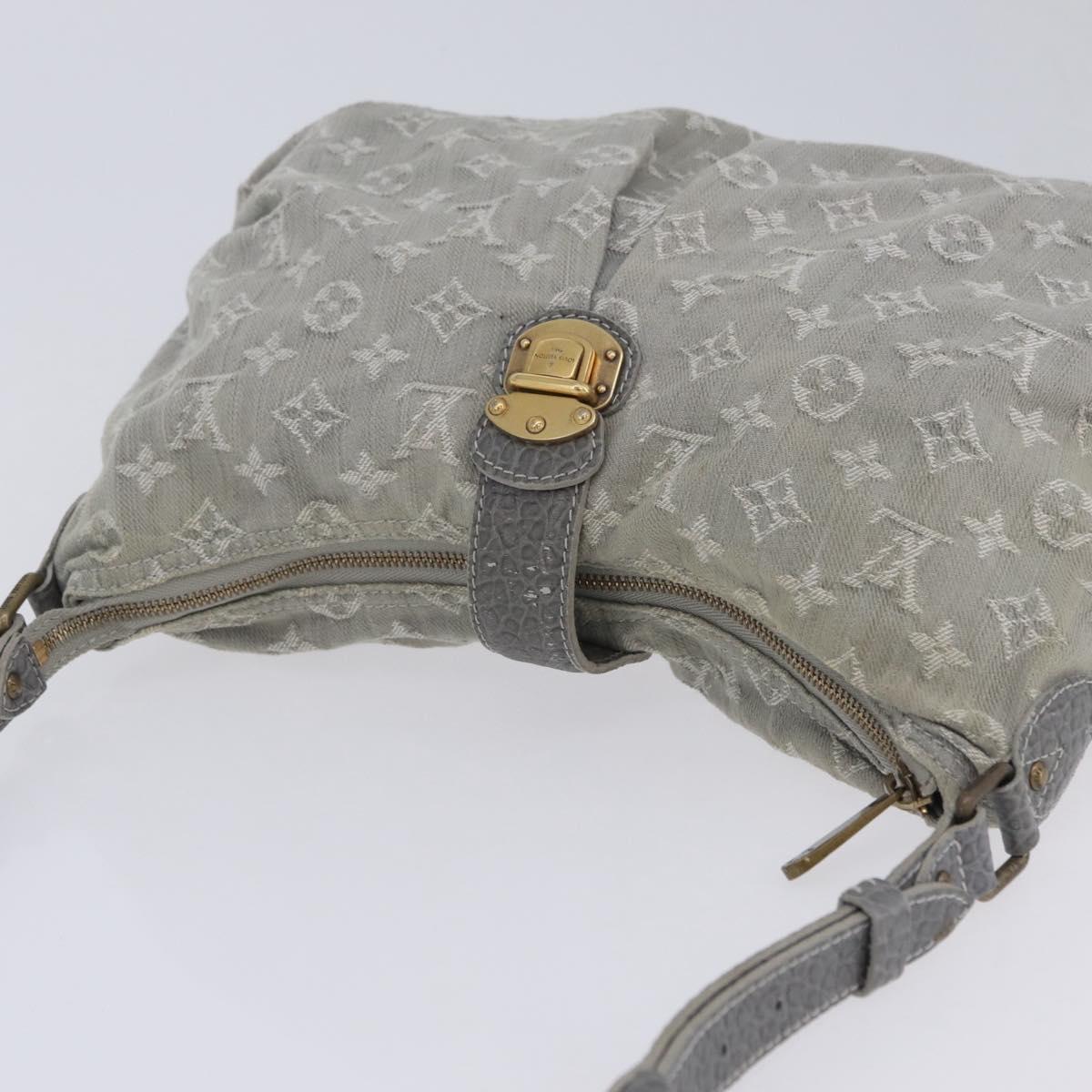 LOUIS VUITTON Monogram Denim Slytree Shoulder Bag Gris M45834 LV Auth 204591V