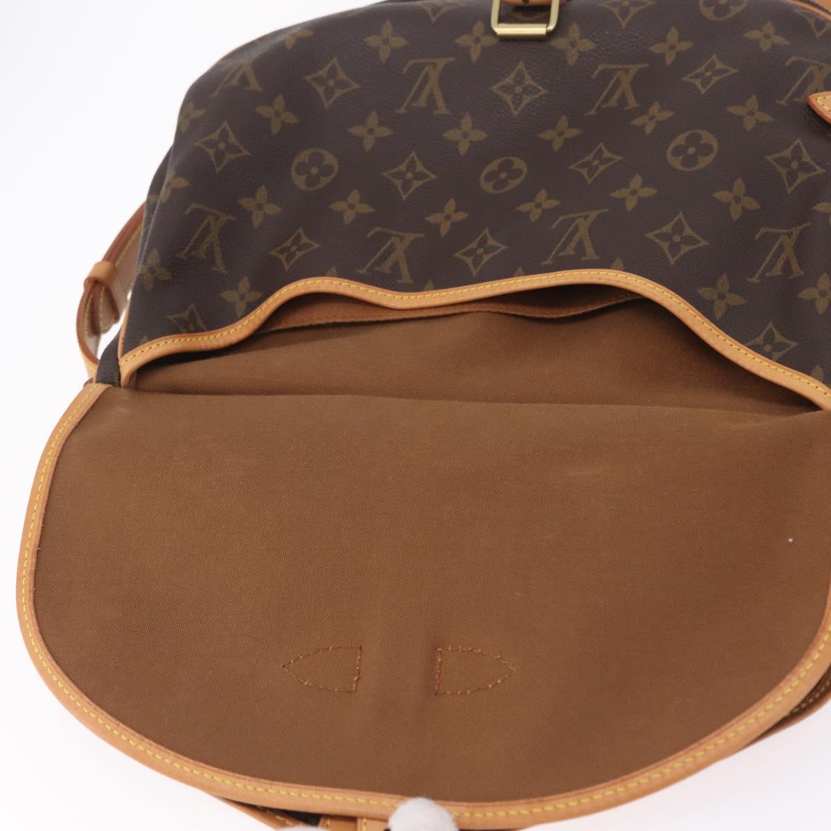 LOUIS VUITTON Monogram Saumur 30 Shoulder Bag M42256 LV Auth 204593A