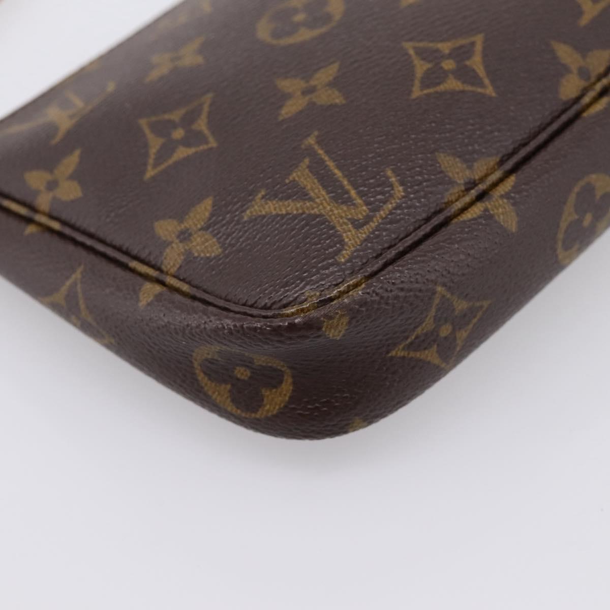 LOUIS VUITTON Monogram Pochette Accessoires Pouch M51980 LV Auth 204599A