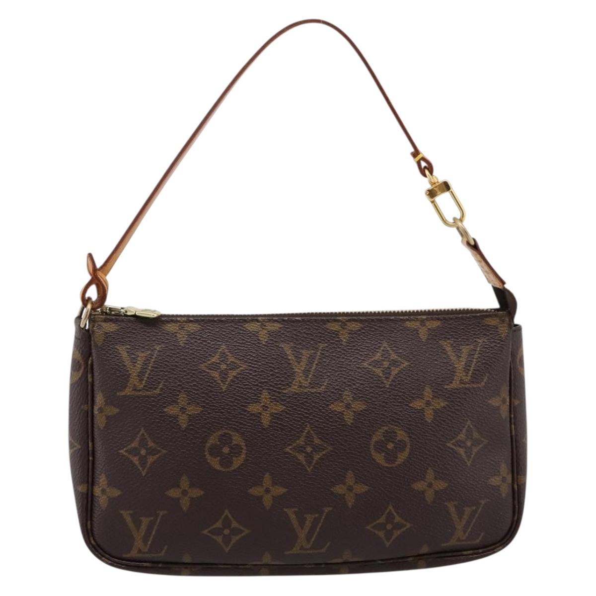LOUIS VUITTON Monogram Pochette Accessoires Pouch M51980 LV Auth 204599A