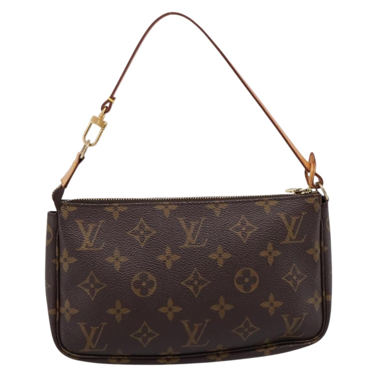 LOUIS VUITTON Monogram Pochette Accessoires Pouch M51980 LV Auth 204599A