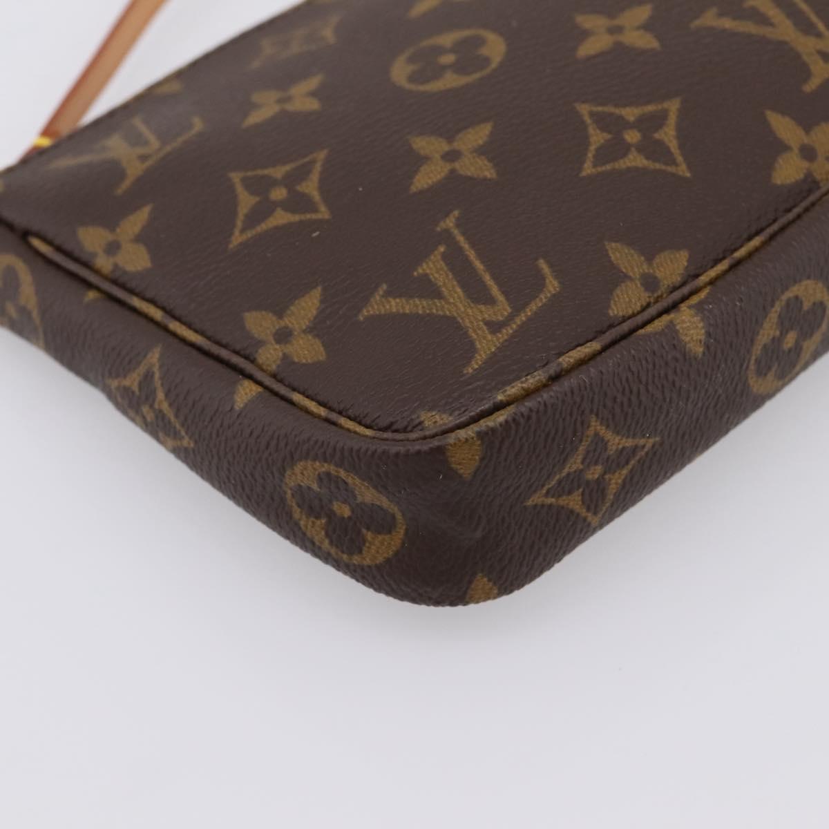 LOUIS VUITTON Monogram Pochette Accessoires Pouch M51980 LV Auth 204601V