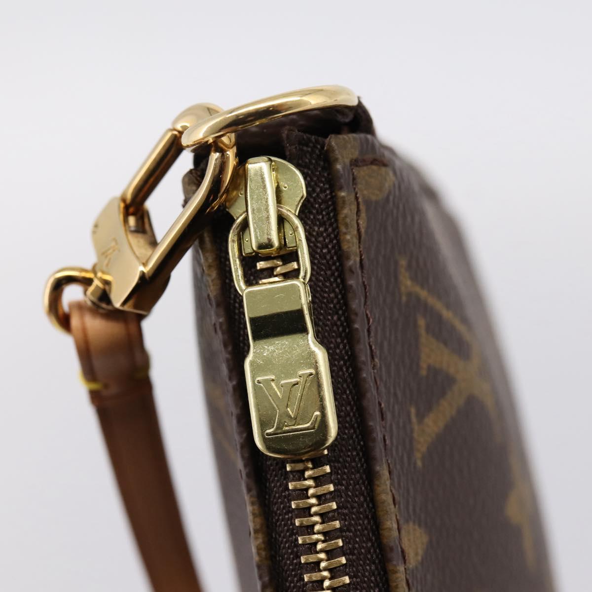 LOUIS VUITTON Monogram Pochette Accessoires Pouch M51980 LV Auth 204601V