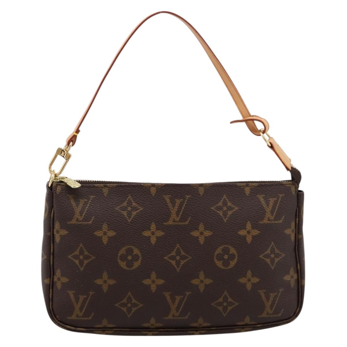 LOUIS VUITTON Monogram Pochette Accessoires Pouch M51980 LV Auth 204601V