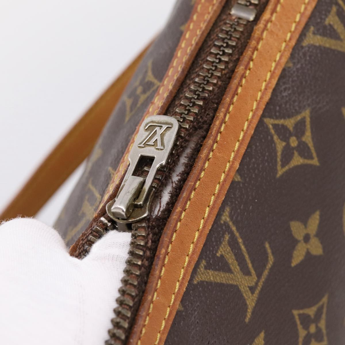 LOUIS VUITTON Monogram Tulle Lee Shoulder Bag M51348 LV Auth 204608